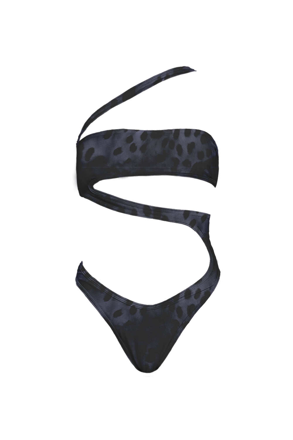 Body Ambar Animal Print Gray