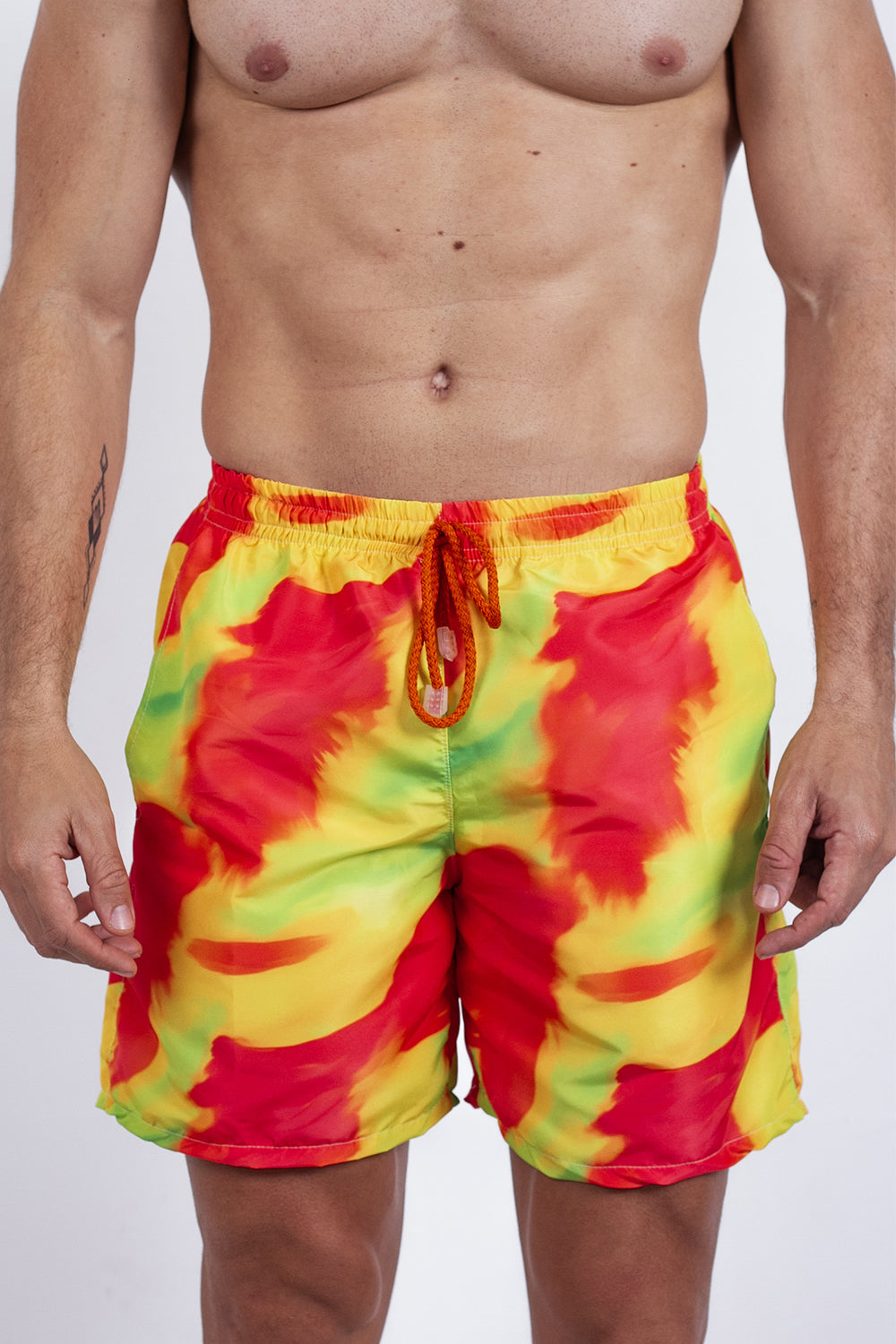 Pantaloneta Print Acuarela Salmón