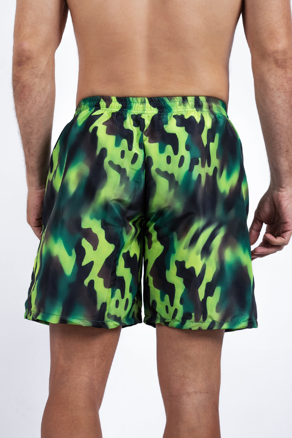 Pantaloneta Print Green Militar
