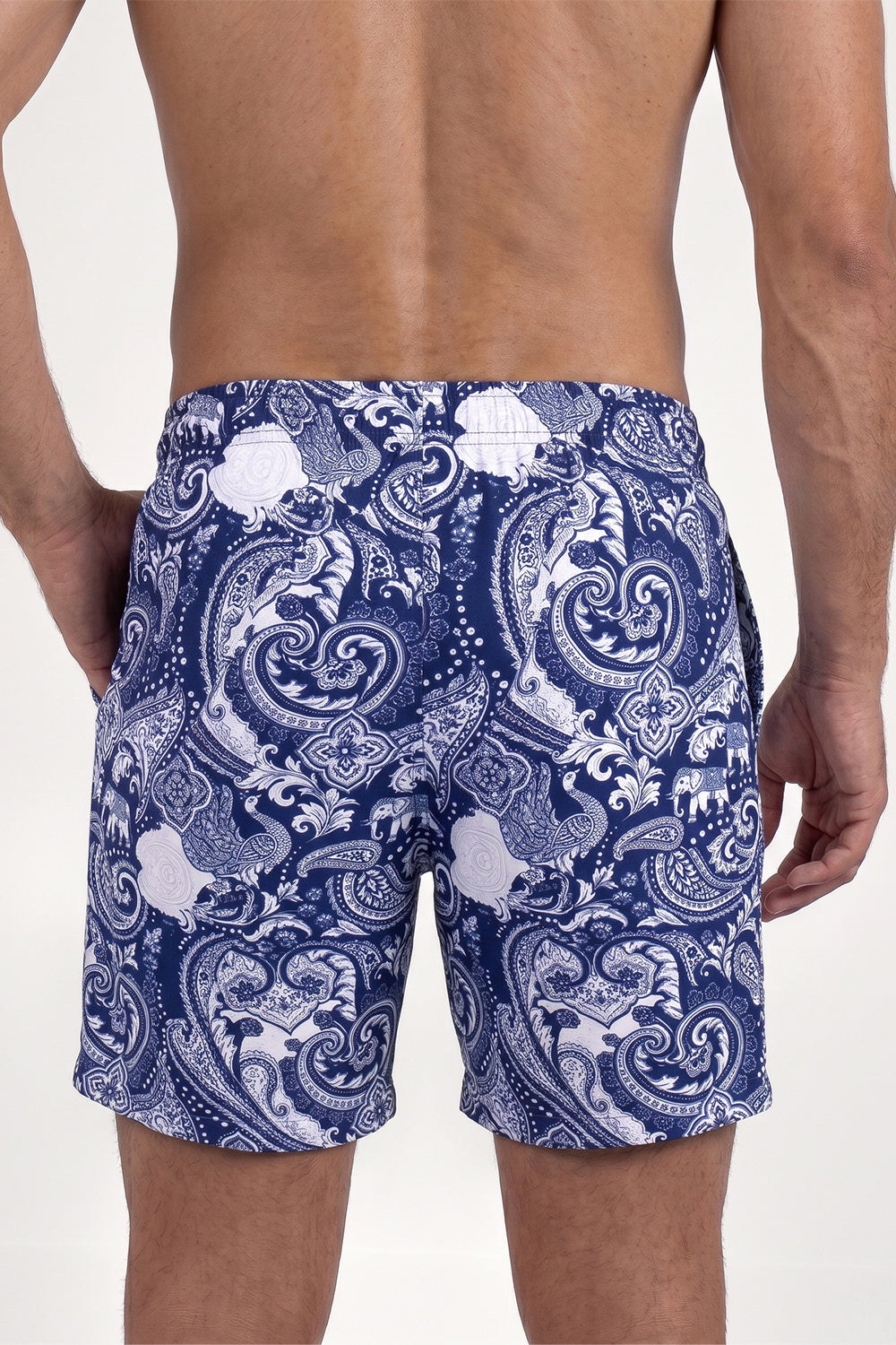 Pantaloneta Texturas Azul Oscuro
