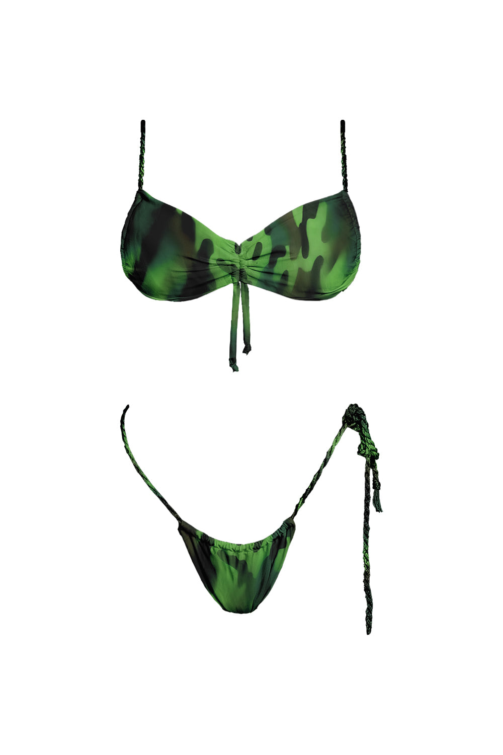 Bikini Rio Print Green Militar
