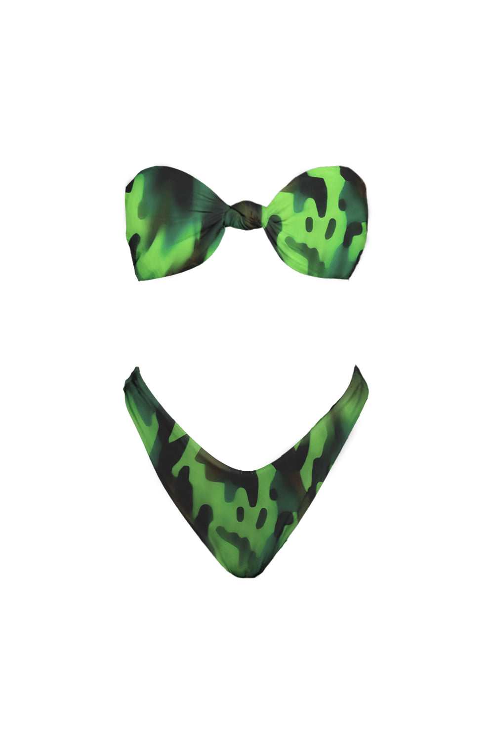 Bikini Venecia Print Green Militar