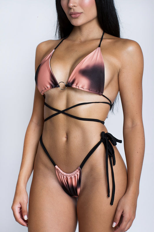 Bikini Cobra Black Print