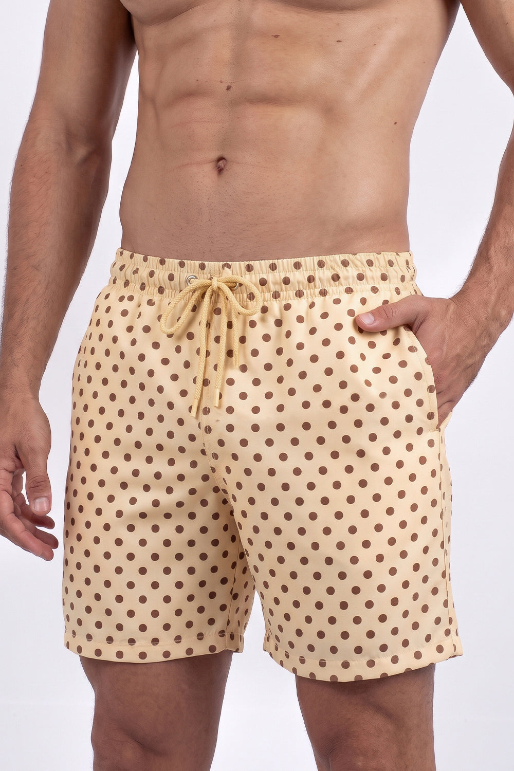 Pantaloneta Fondo Amarillo Mostaza