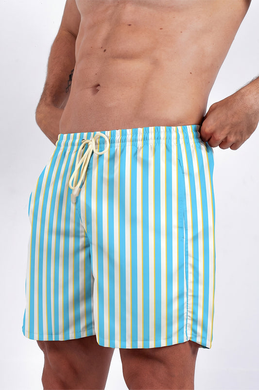Pantaloneta Líneas Azules