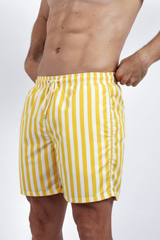 Pantaloneta Líneas Amarillas