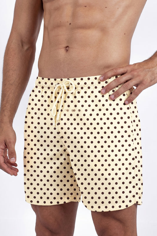 Pantaloneta Puntos Marrones