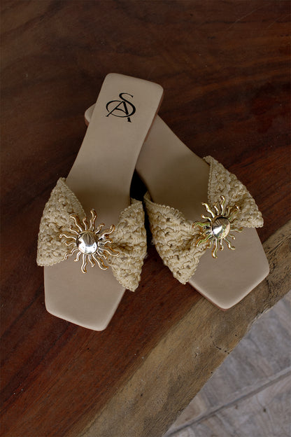 Sandalias en Yute Terracota