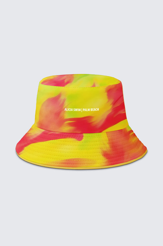 Sombrero Print Acuarela Salmón